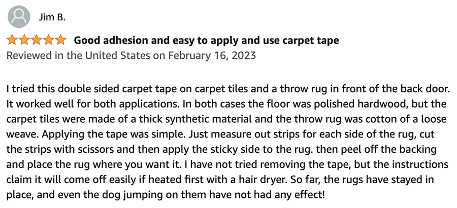 Rug Tape Double Sided Reviews