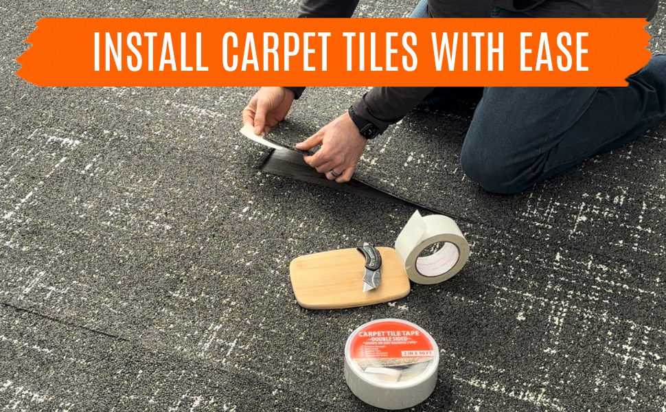 how to install carpet tiles with ease
